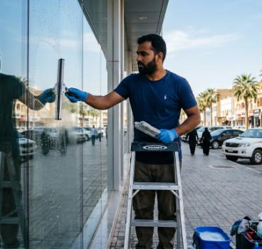 خدمة تنظيف الواجهات